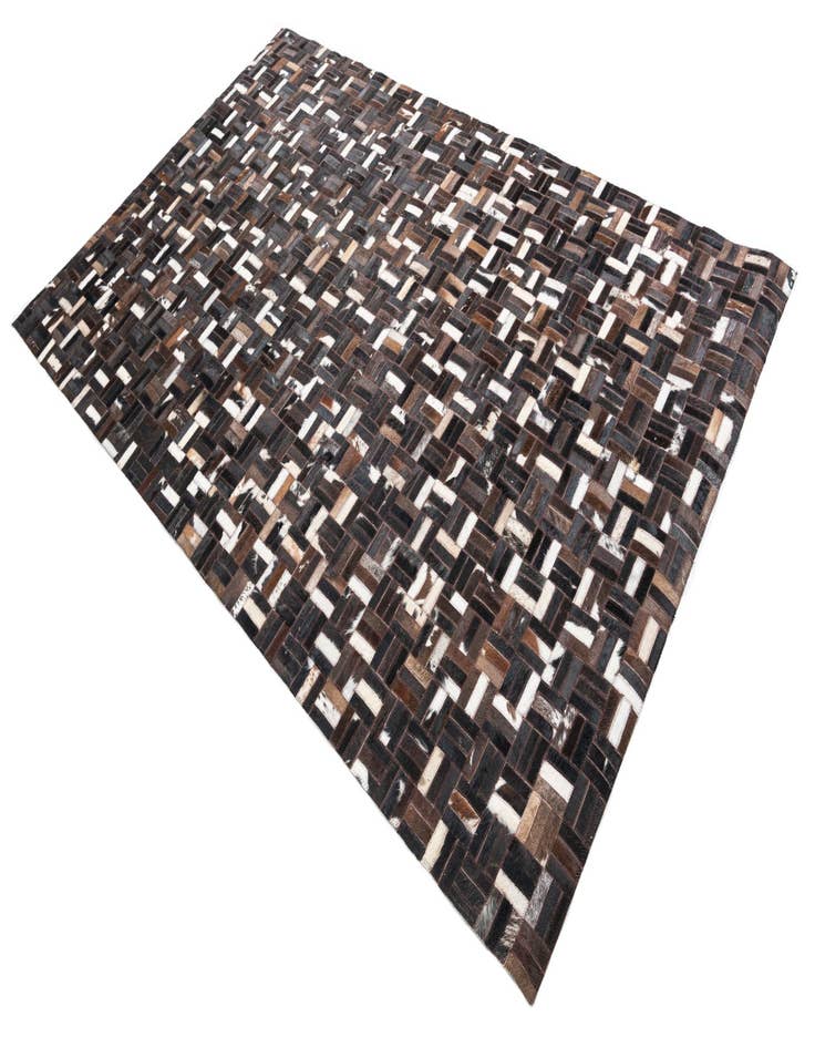 Detail image of 5' x 8' 1 Cowhide Leather Rug