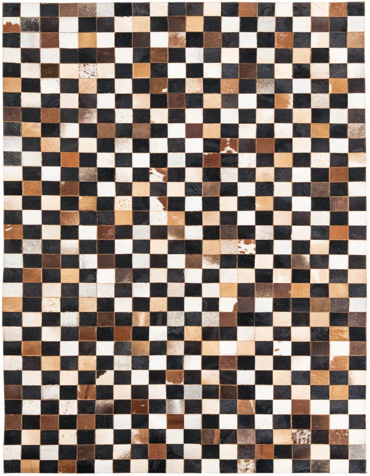 Detail image of 5' x 8' Cowhide Leather Rug