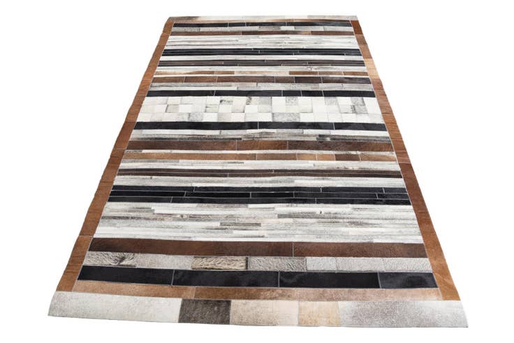 Detail image of 5' x 8' Cowhide Leather Rug