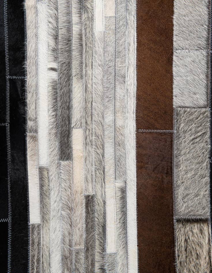 Detail image of 5' x 8' Cowhide Leather Rug