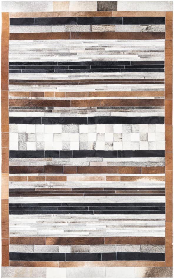 Detail image of 5' x 8' Cowhide Leather Rug