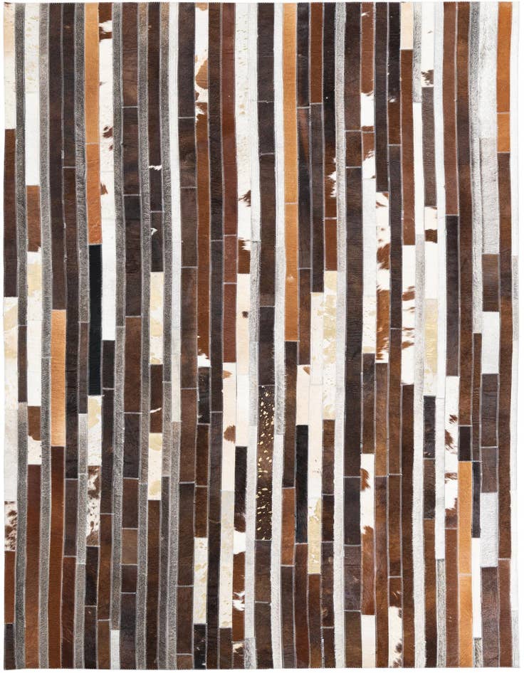 Detail image of 5' x 8' Cowhide Leather Rug