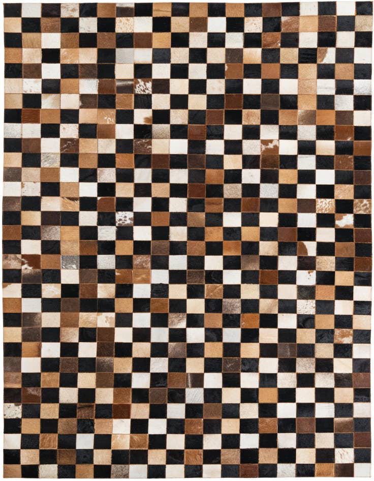 Detail image of 5' x 8' Cowhide Leather Rug