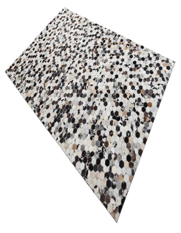 Detail image of 5' x 8' 1 Cowhide Leather Rug