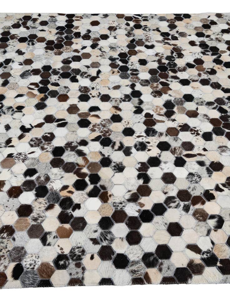 Detail image of 5' x 8' 1 Cowhide Leather Rug