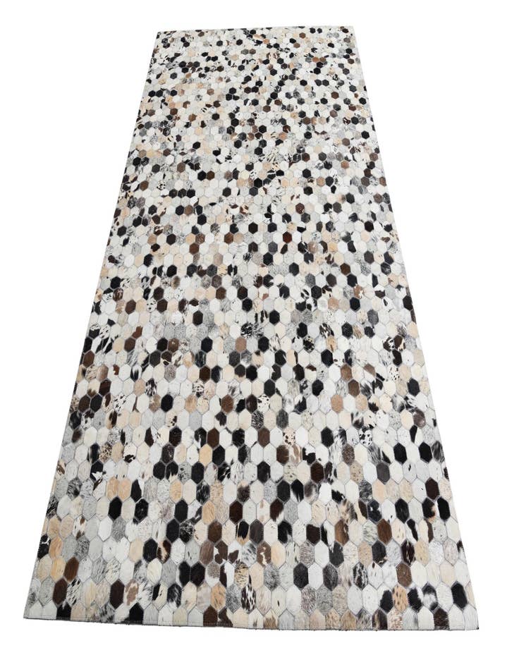 Detail image of 5' 3 x 8' 2 Cowhide Leather Rug