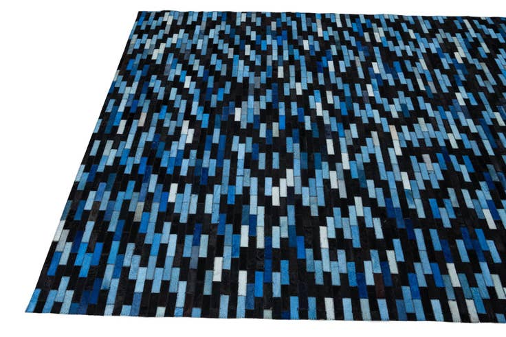 Detail image of 5' x 8' Cowhide Leather Rug