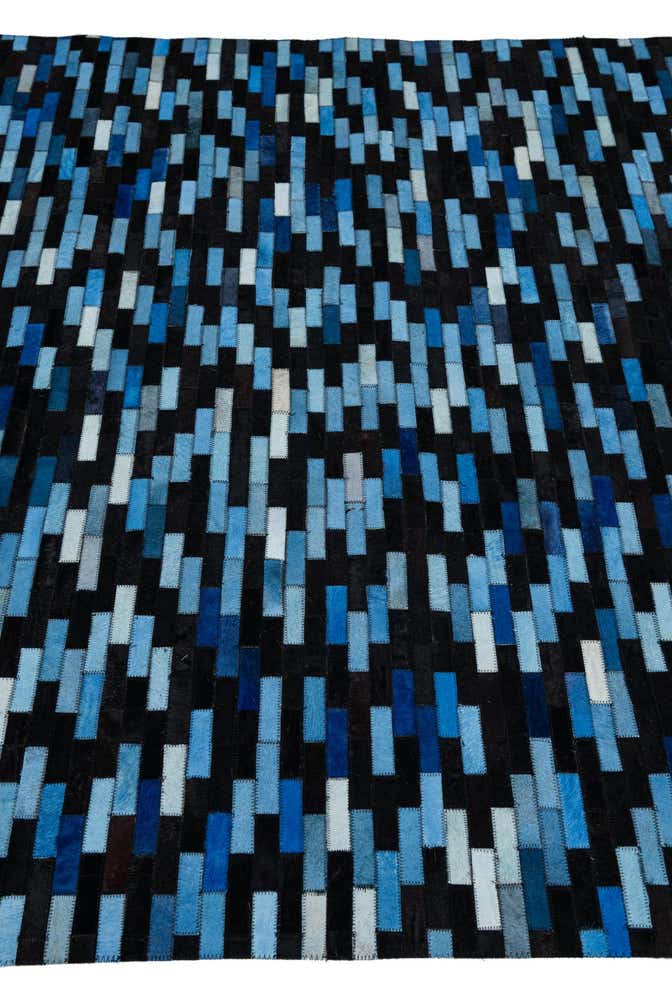 5' x 8' Cowhide Leather Rug