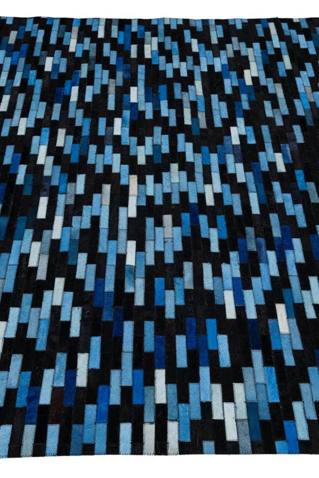 Detail image of 5' x 8' Cowhide Leather Rug