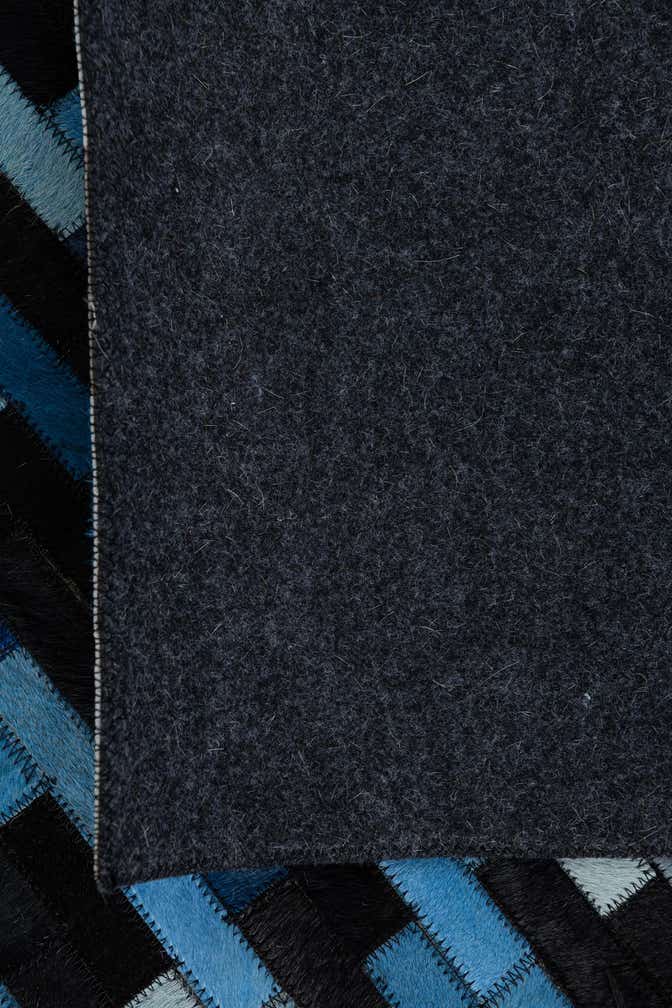 5' x 8' Cowhide Leather Rug