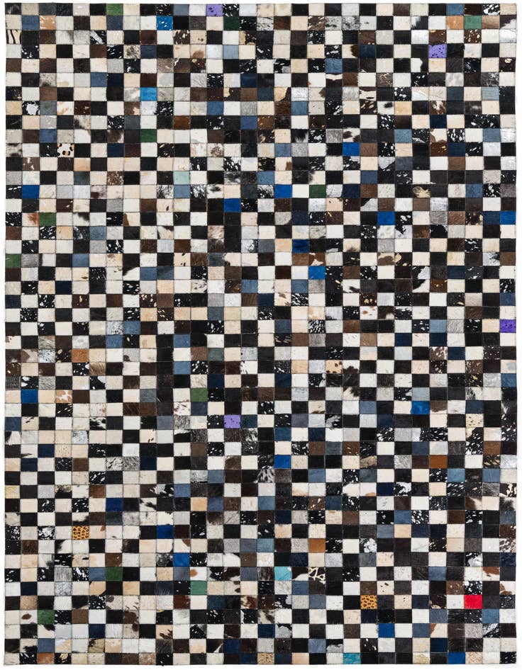 Detail image of 5' x 8' Cowhide Leather Rug