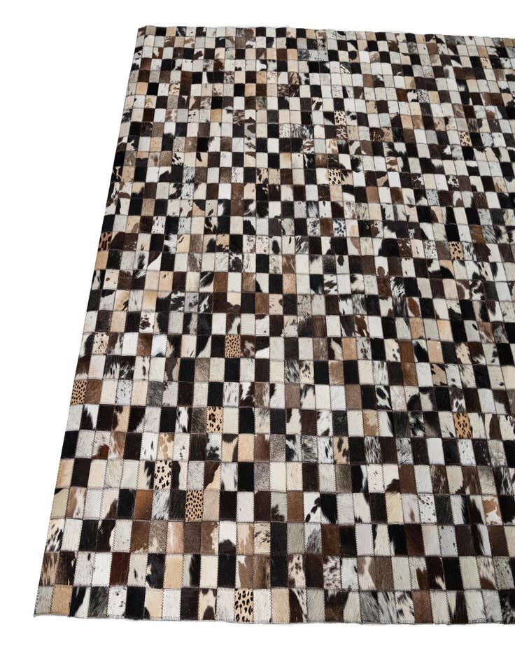Detail image of 5' x 8' Cowhide Leather Rug
