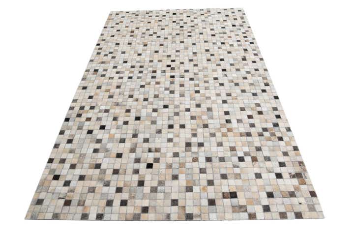 5' x 8' Cowhide Leather Rug