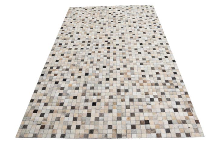 Detail image of 5' x 8' Cowhide Leather Rug