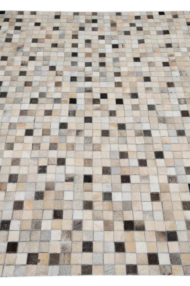 Detail image of 5' x 8' Cowhide Leather Rug