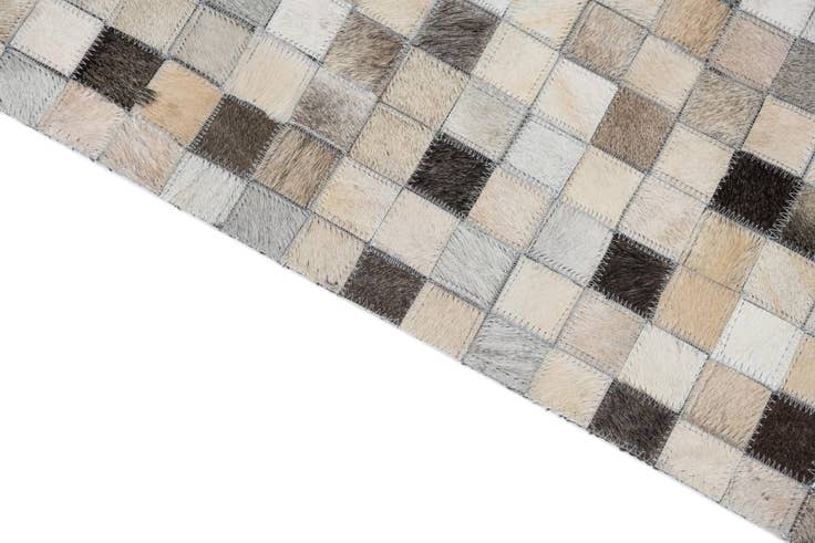 Detail image of 5' x 8' Cowhide Leather Rug