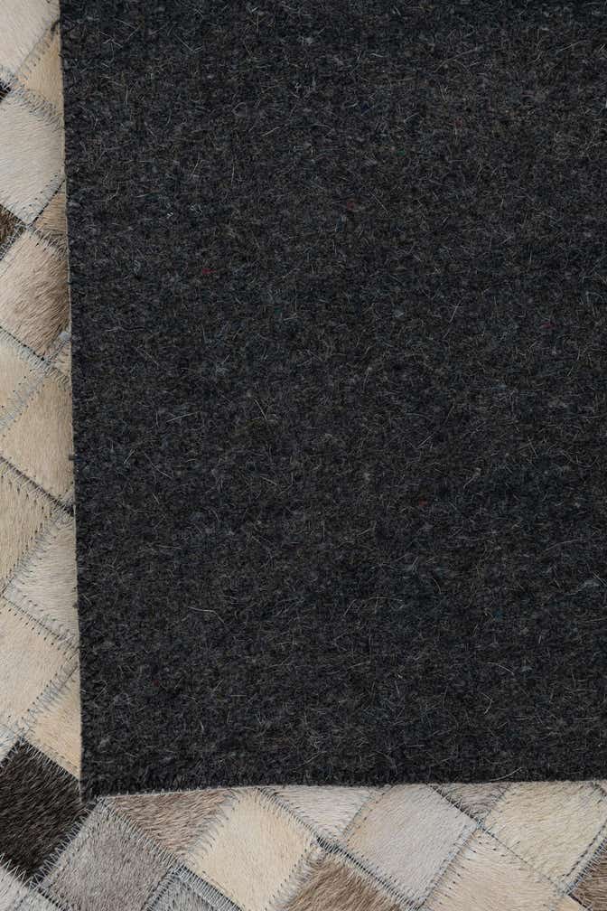 5' x 8' Cowhide Leather Rug