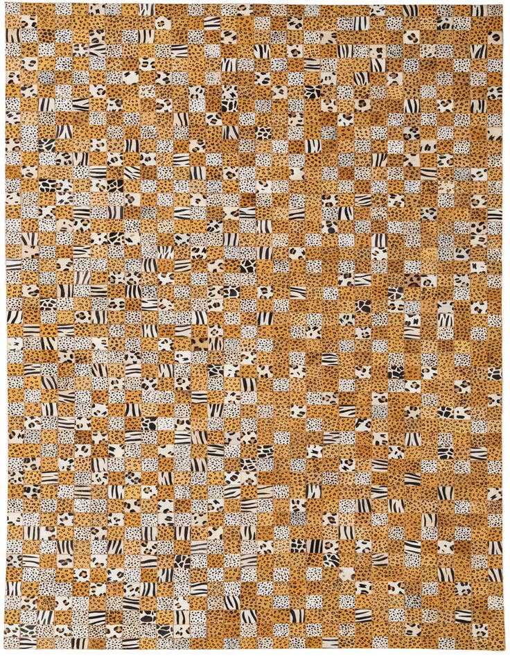 Detail image of 5' x 8' Cowhide Leather Rug