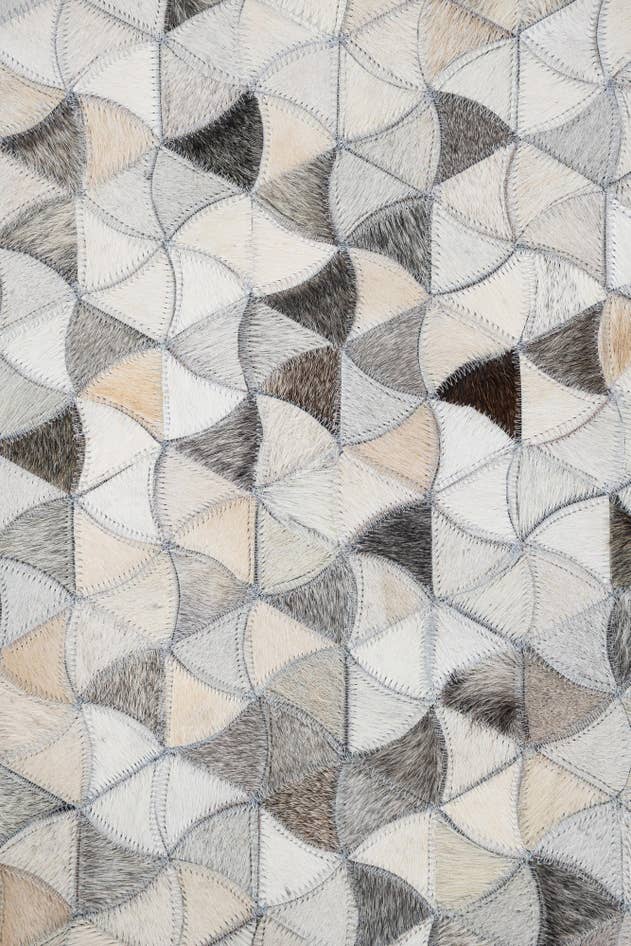 Detail image of 5' x 8' Cowhide Leather Rug
