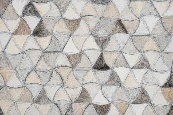 Detail image of 5' x 8' Cowhide Leather Rug