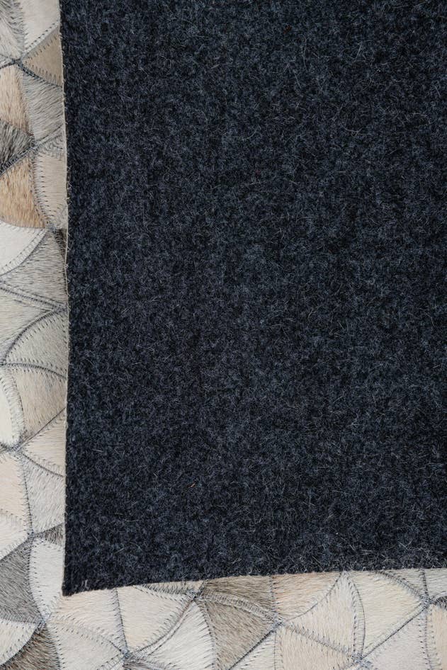 Detail image of 5' x 8' Cowhide Leather Rug