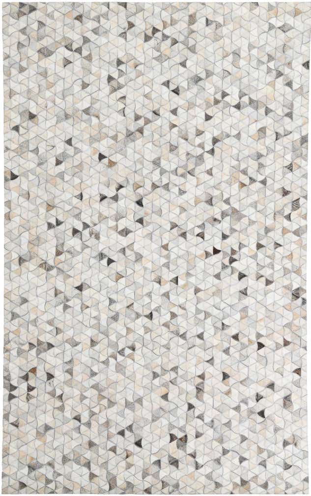 5' x 8' Cowhide Leather Rug