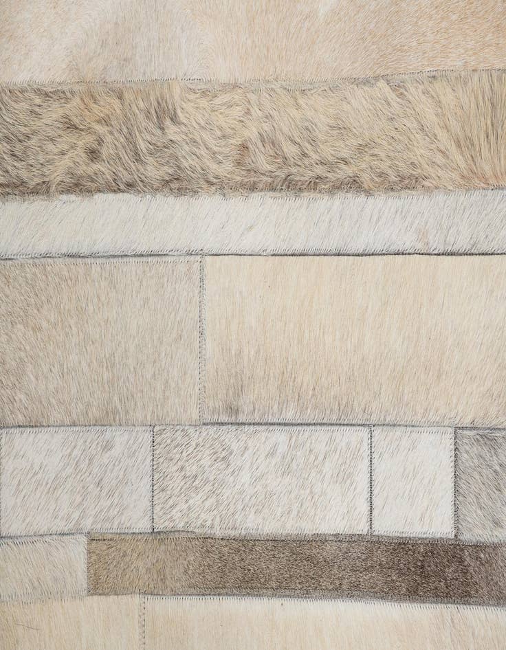 Detail image of 5' 3 x 7' 4 Cowhide Leather Rug