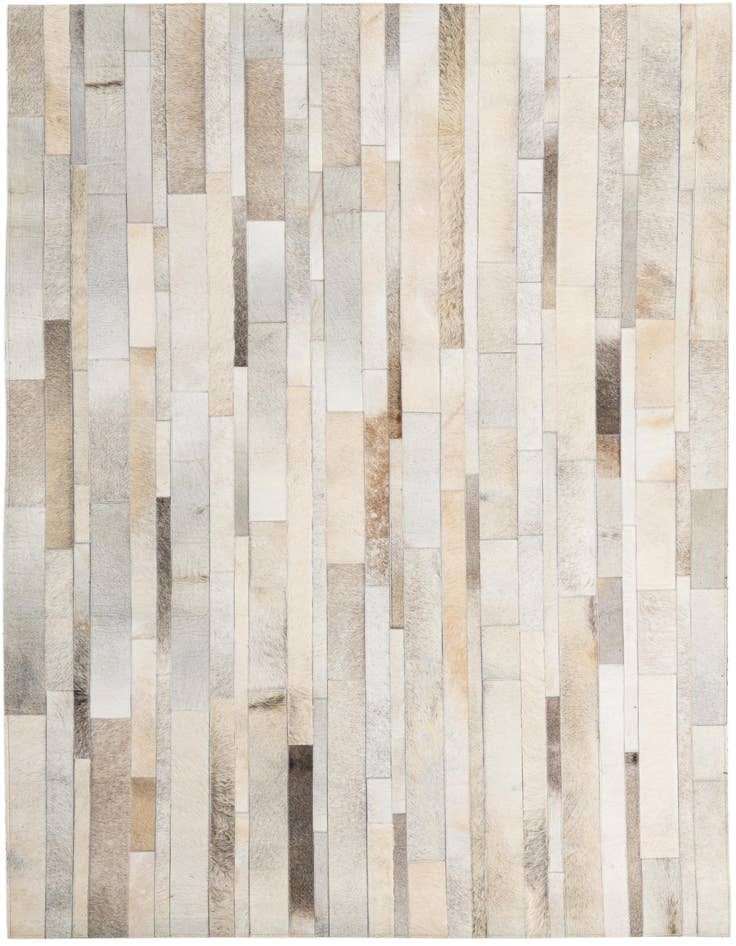 Detail image of 5' 3 x 7' 4 Cowhide Leather Rug