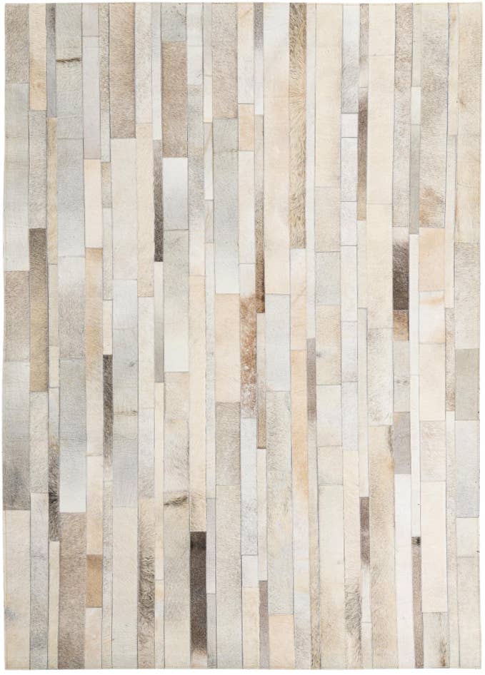 Detail image of 5' 3 x 7' 4 Cowhide Leather Rug