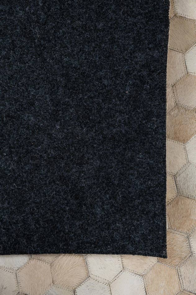 Detail image of 5' 4 x 7' 7 Cowhide Leather Rug