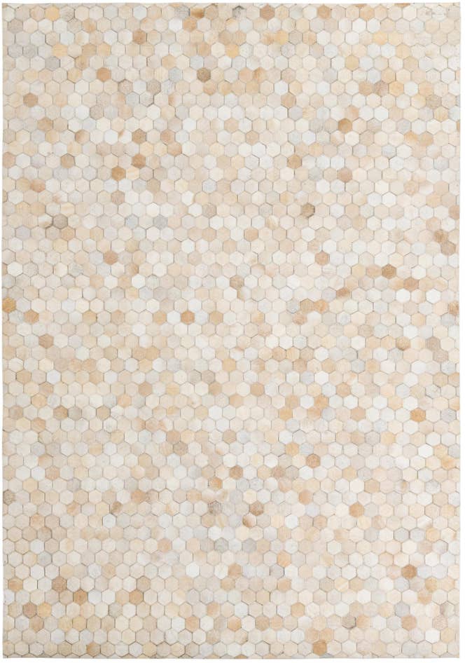 Detail image of 5' 4 x 7' 7 Cowhide Leather Rug