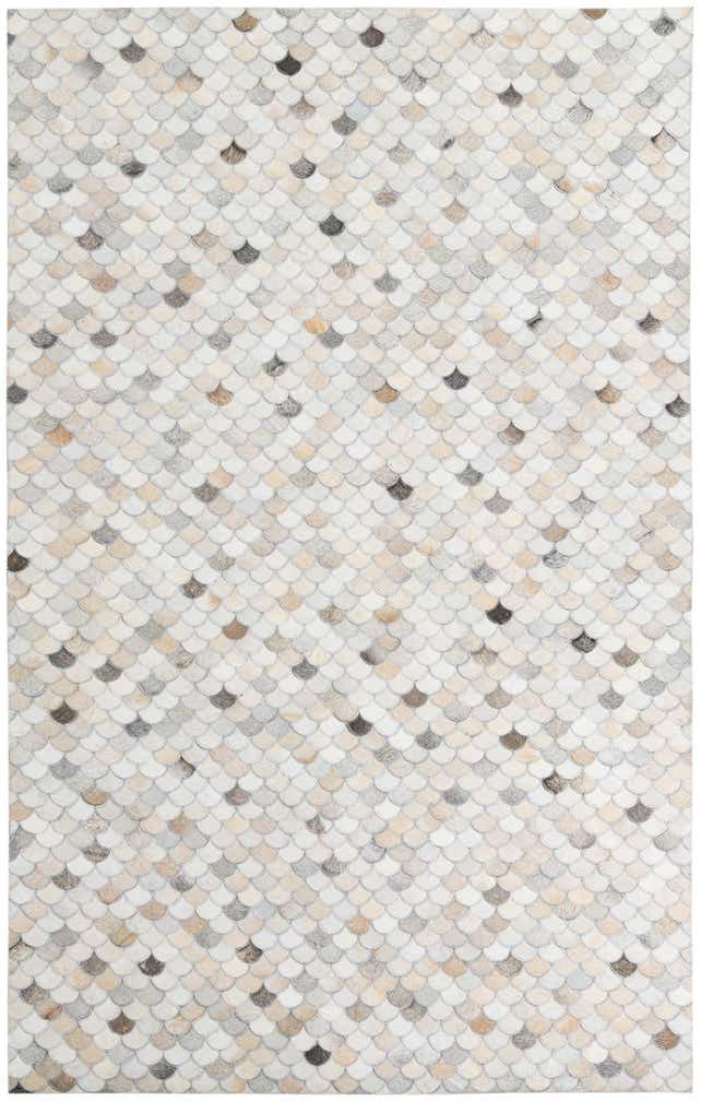 5' x 8' Cowhide Leather Rug