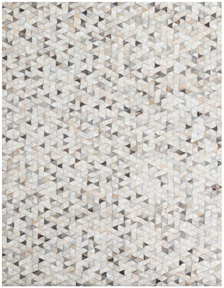 Detail image of 5' 1 x 7' 10 Cowhide Leather Rug