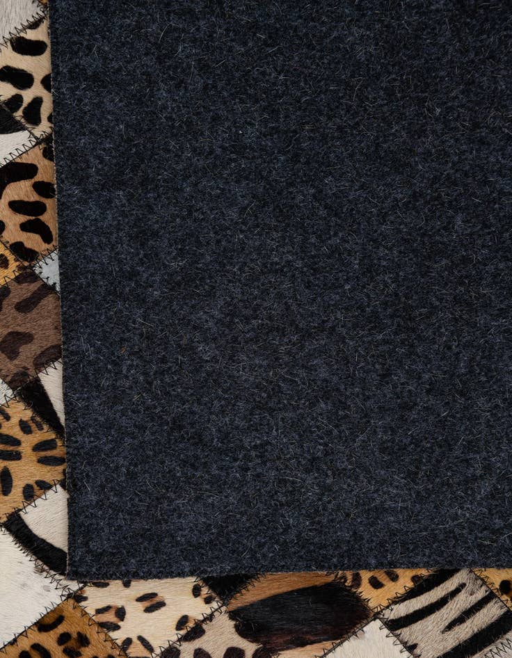 Detail image of 5' 1 x 8' 1 Cowhide Leather Rug