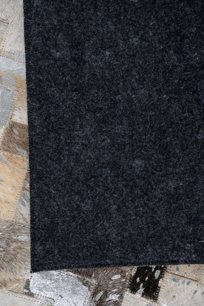 5' x 7' 10 Cowhide Leather Rug