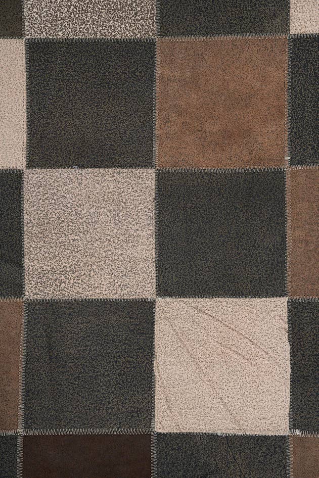 Detail image of 5' x 8' Cowhide Leather Rug