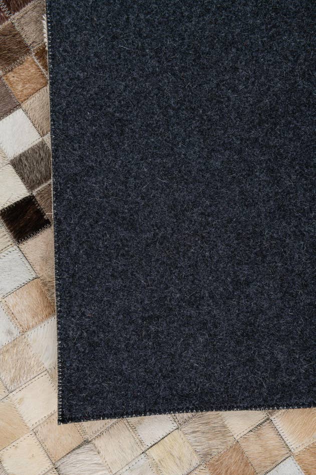 Detail image of 5' x 8' Cowhide Leather Rug