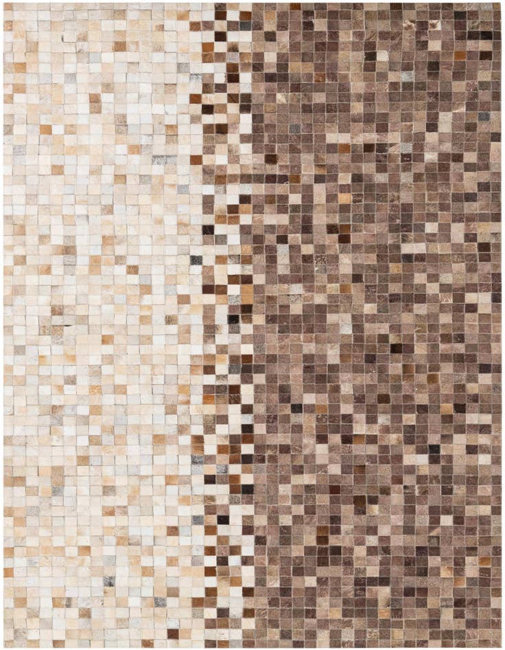 Detail image of 5' x 8' Cowhide Leather Rug