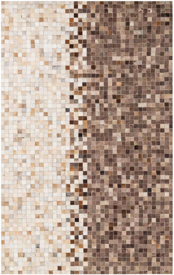 Detail image of 5' x 8' Cowhide Leather Rug