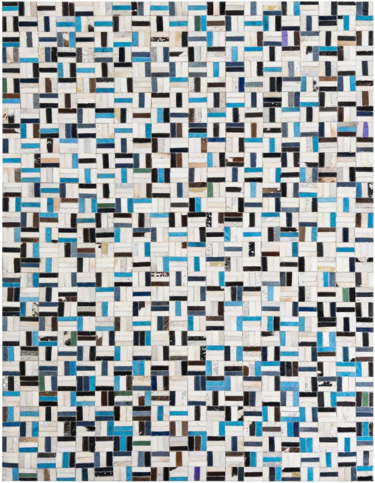Detail image of 5' x 8' Cowhide Leather Rug