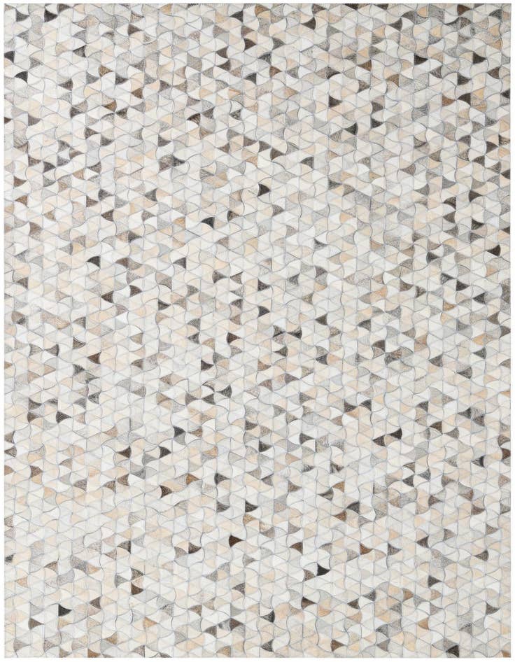 Detail image of 5' 1 x 7' 10 Cowhide Leather Rug