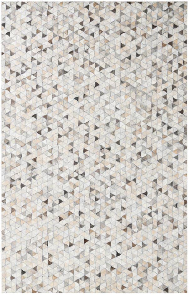 Detail image of 5' 1 x 7' 10 Cowhide Leather Rug
