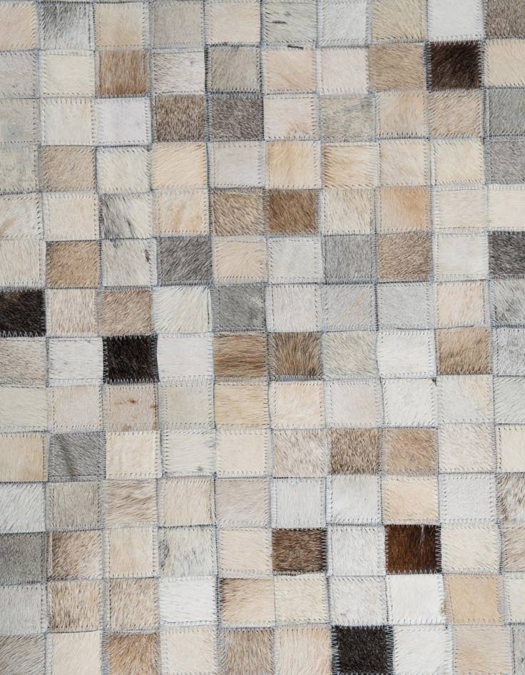 Detail image of 5' x 8' Cowhide Leather Rug