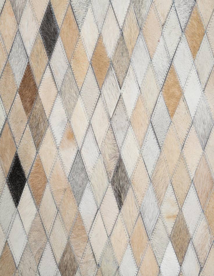Detail image of 5' x 8' Cowhide Leather Rug