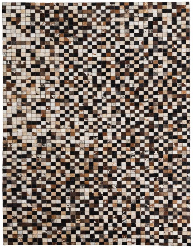 Detail image of 5' x 8' Cowhide Leather Rug