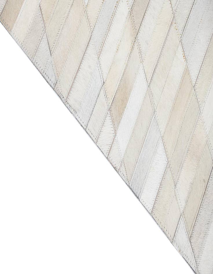 Detail image of 5' 1 x 8' Cowhide Leather Rug