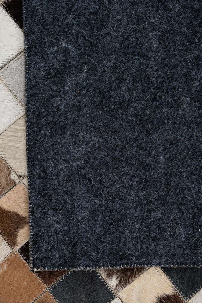 5' x 8' Cowhide Leather Rug