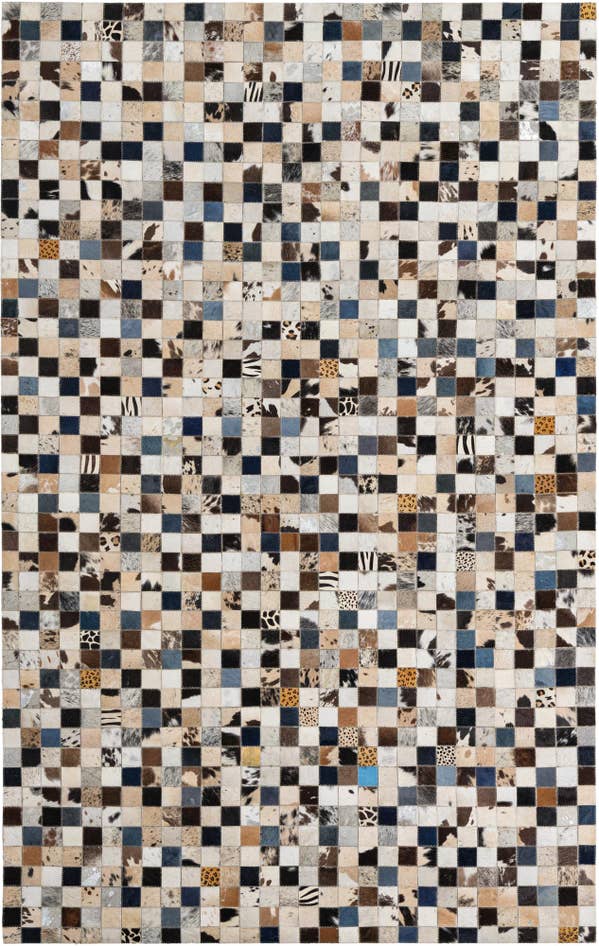 Detail image of 5' x 8' Cowhide Leather Rug