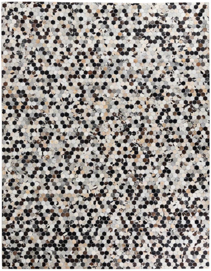 Detail image of 8' x 10' 2 Cowhide Leather Rug