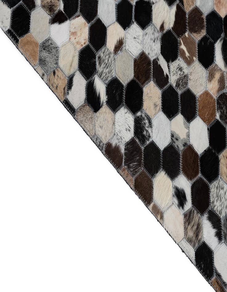 Detail image of 8' x 10' 1 Cowhide Leather Rug